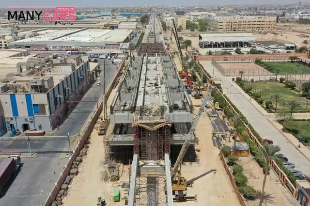 مشروع المونوريل غرب النيل يتكون من 13 محطة ونصف العمل اقترب من الانتهاء